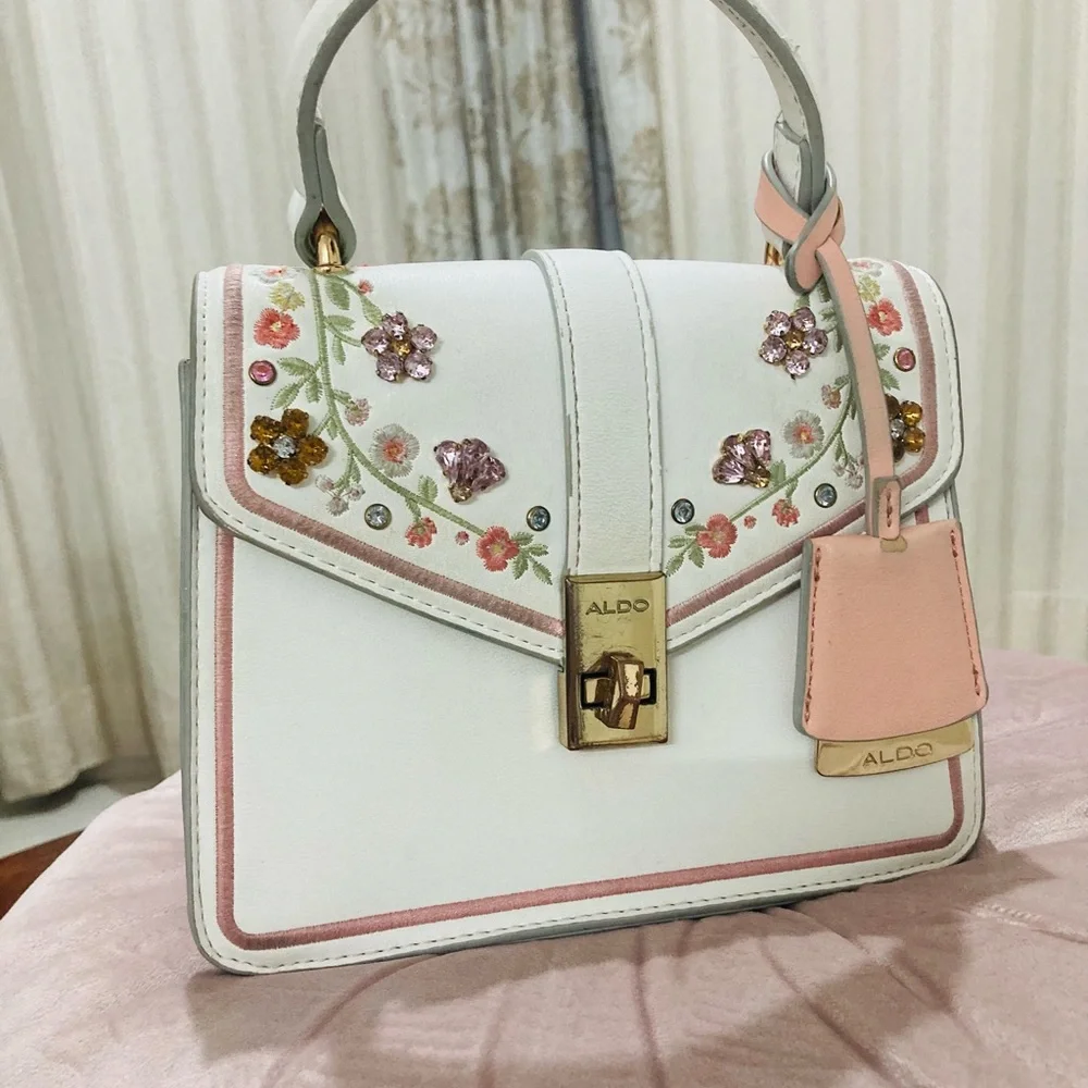 Aldo Floral Embellished Bag - Picture 13 of 14